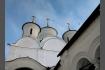 Купола Спасского собора Прилуцкого монастыря