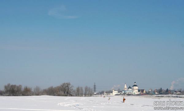 Вид на Рождественский Бобренев монастырь